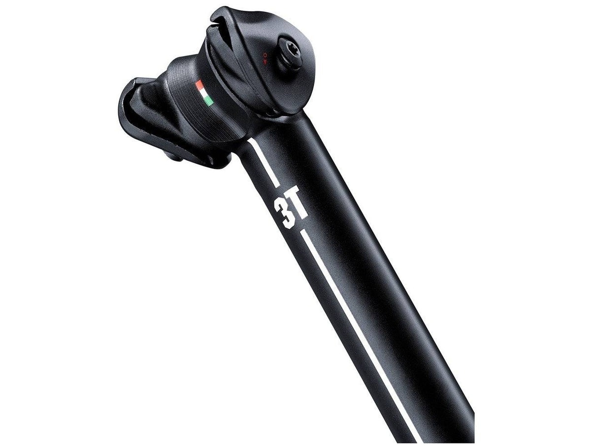 3T Seatposts | Stylus 25 Pro, Zero Offset, Black, 350mm | Cycling 