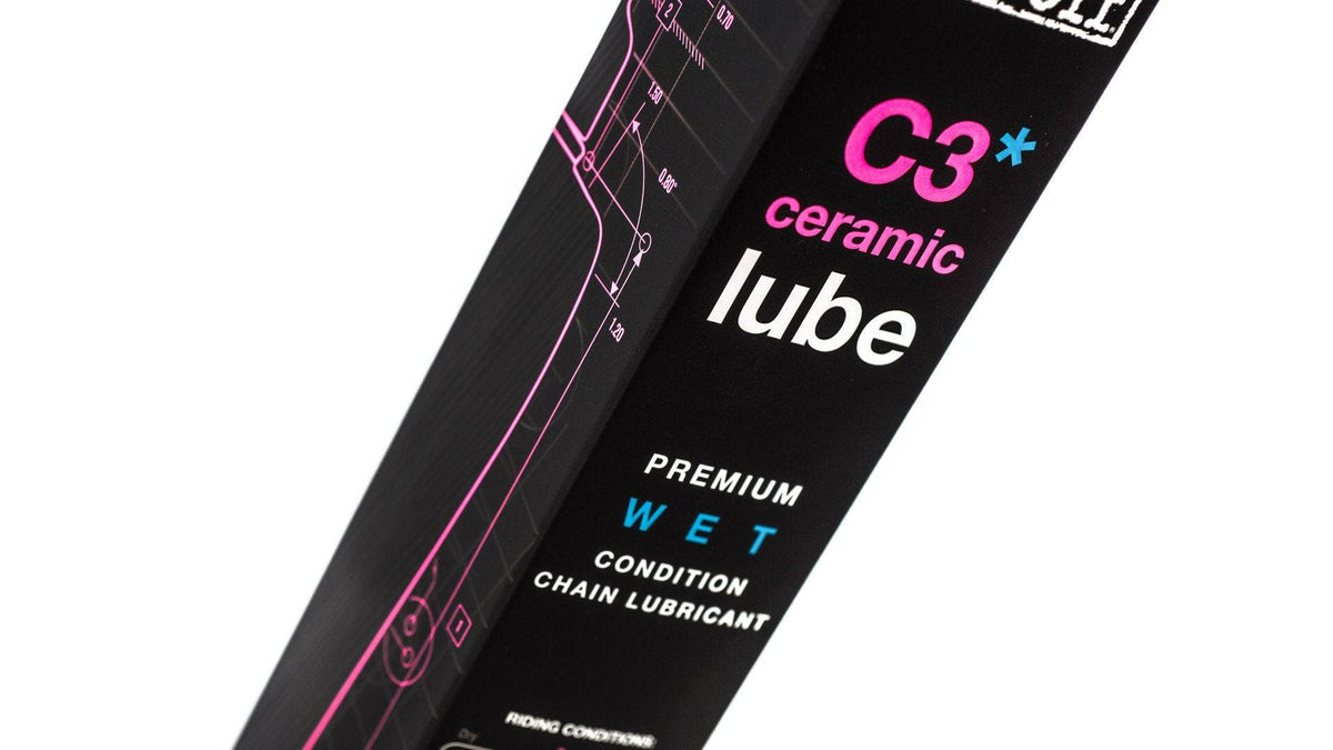 Muc-Off C3 Ceramic Wet Lube Biodegradable, Race Quality Bicycle Lube  Cycling Boutique