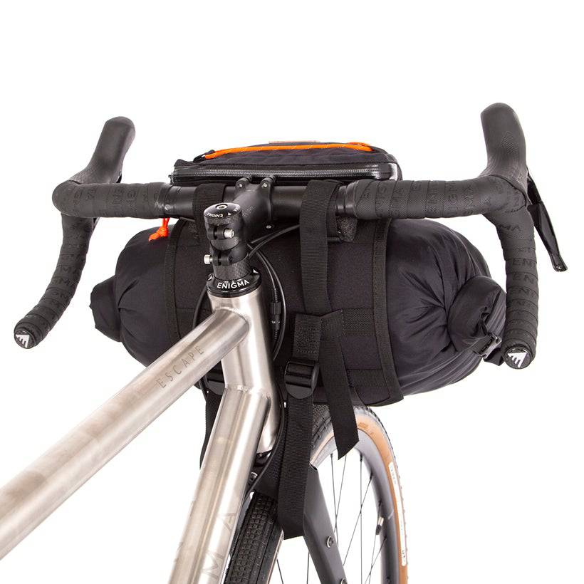 Restrap Handlebar Bag Black Orange Small RS BB1 STD BLK S