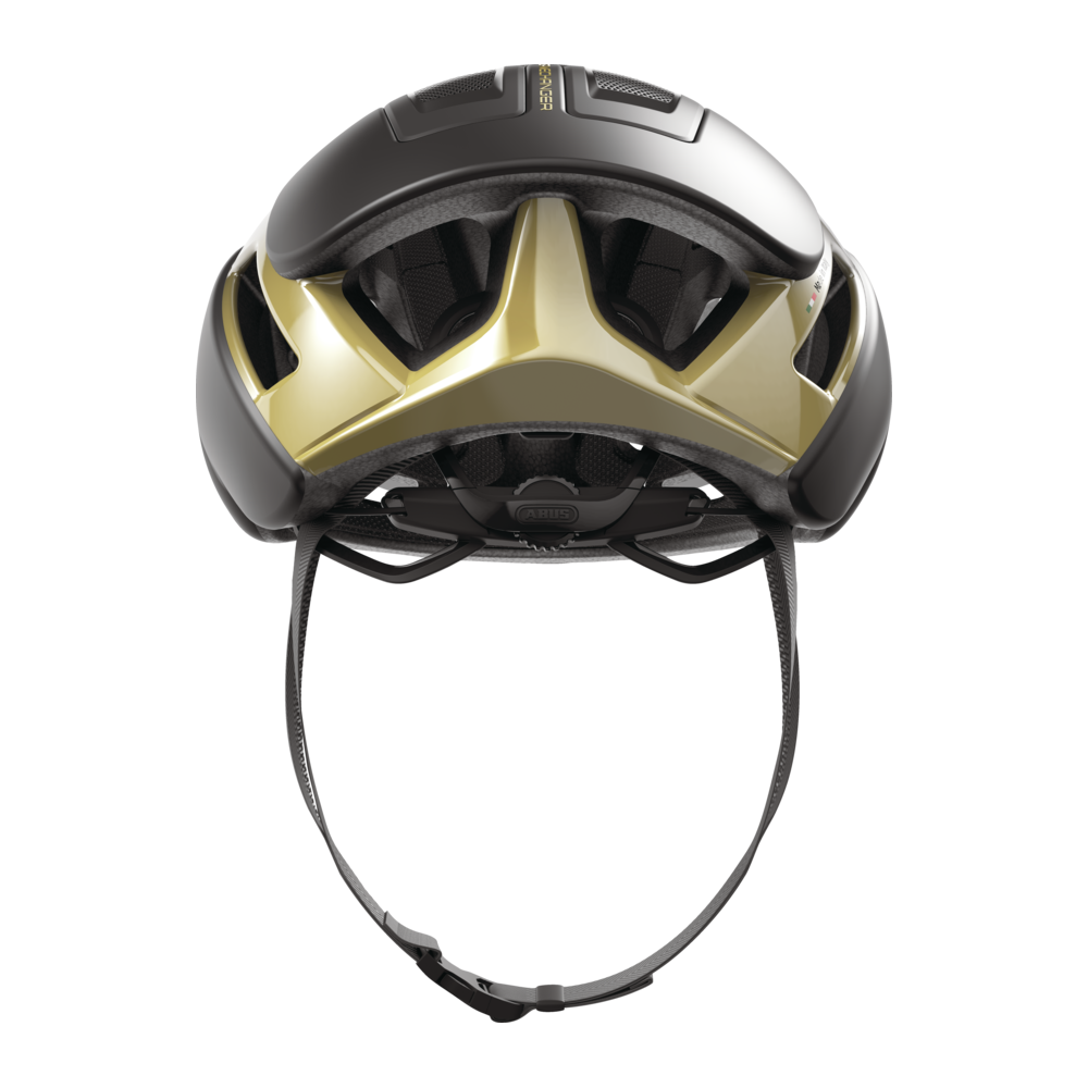Black and gold cycling helmet sale