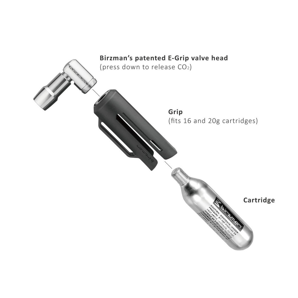 Birzman Tools E Grip Turn CO2 Inflator Set Cycling Boutique