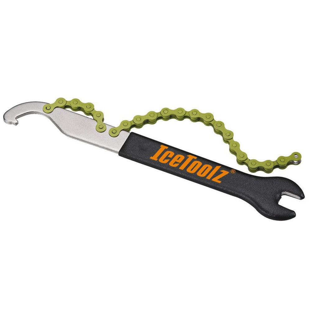 Icetoolz Pedal Wrench, Hook & Chain Whip, Single speed 1/2x1/8 | 34S2 - Cycling Boutique