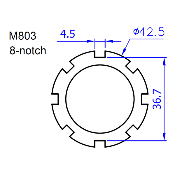 Icetoolz Tools | Lockring Tool, for Bosch Gen4, M803