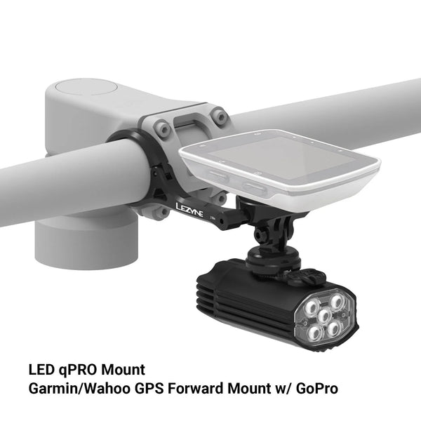 Lezyne Mount | Wahoo GPS Forward Mount with Gopro