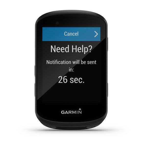 Garmin edge 530 discount size