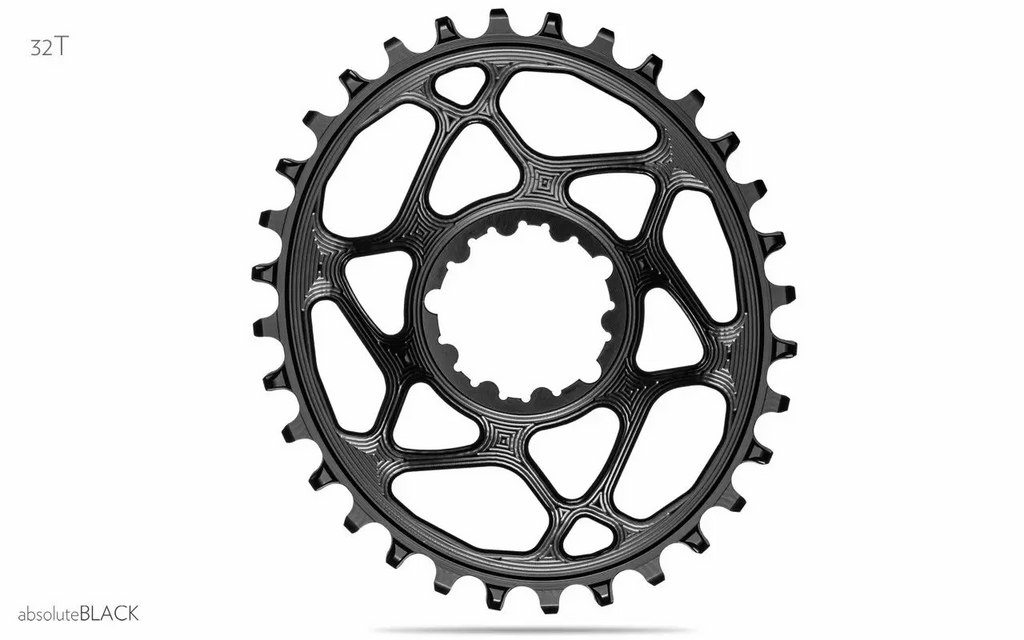 Absolute Black Oval MTB Chainring 1x SRAM DM BOOST148 3mm Offset