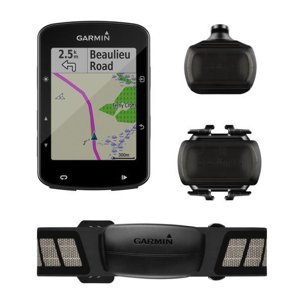 Garmin Cycle Computer Edge 520 Plus with HRM Dual and Speed Cadence Sensor Combo Pack