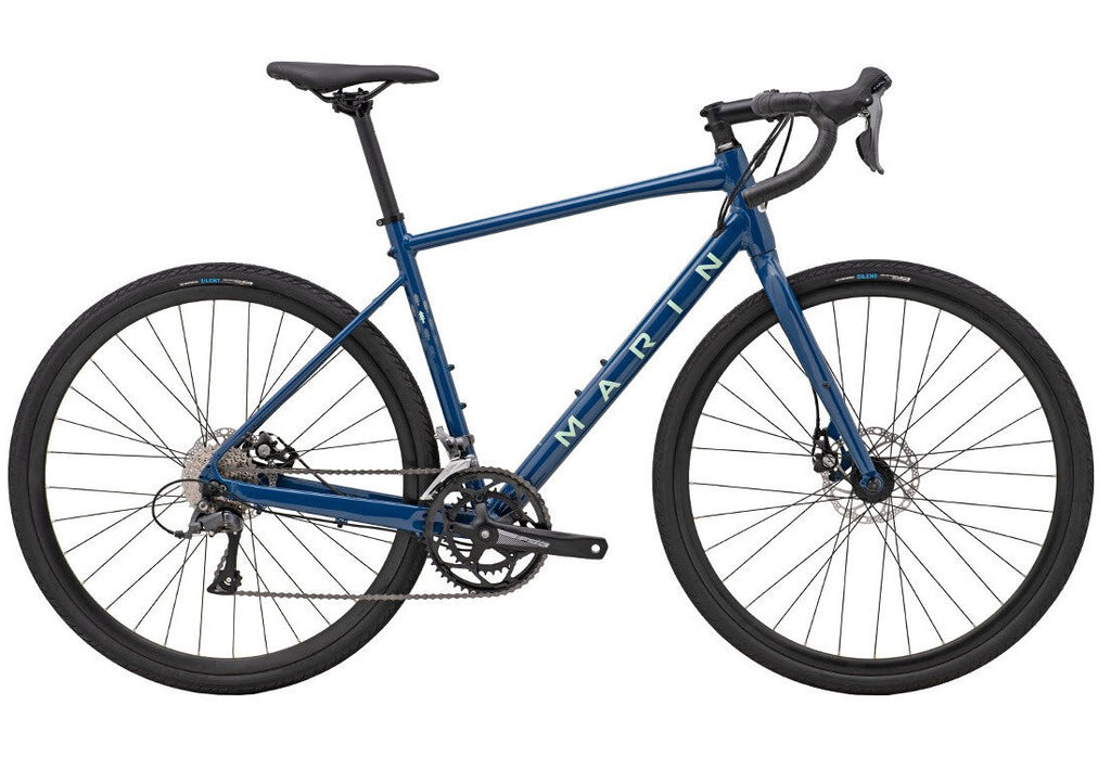 Blue 2025 racing bike