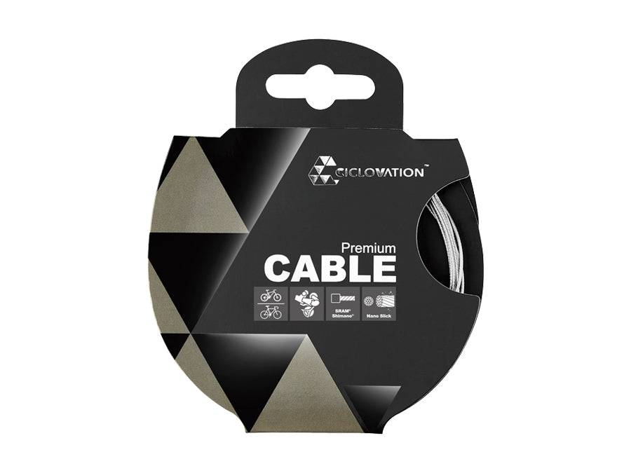 Ciclovation Shift inner cable, Stainless-Nano Slick Cable, Shimano/SRAM System, 1.1mm*2100mm - Cycling Boutique