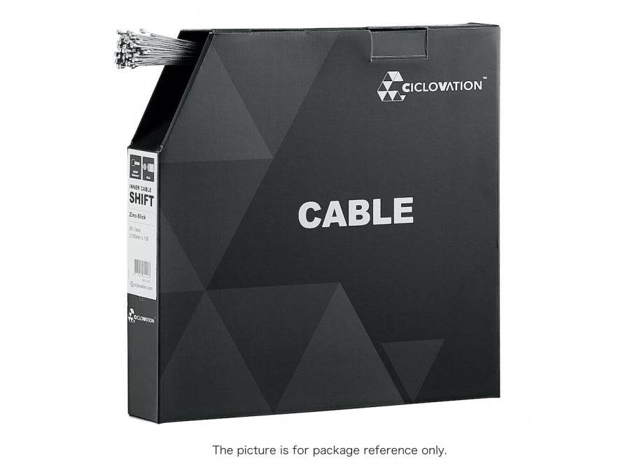 Ciclovation Shift inner cable, Zinc-Slick Cable, Shimano/SRAM System, 1.1mm*2100mm, BOX of 100pcs - Cycling Boutique
