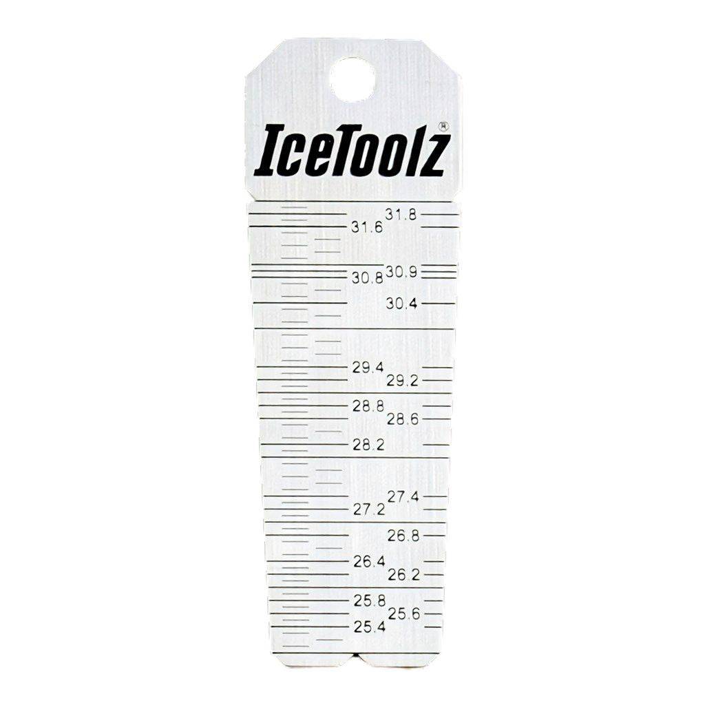 Icetoolz The WAT Seat Tube Gauge, Measures From Ø25.4~31.8MM | E326 - Cycling Boutique