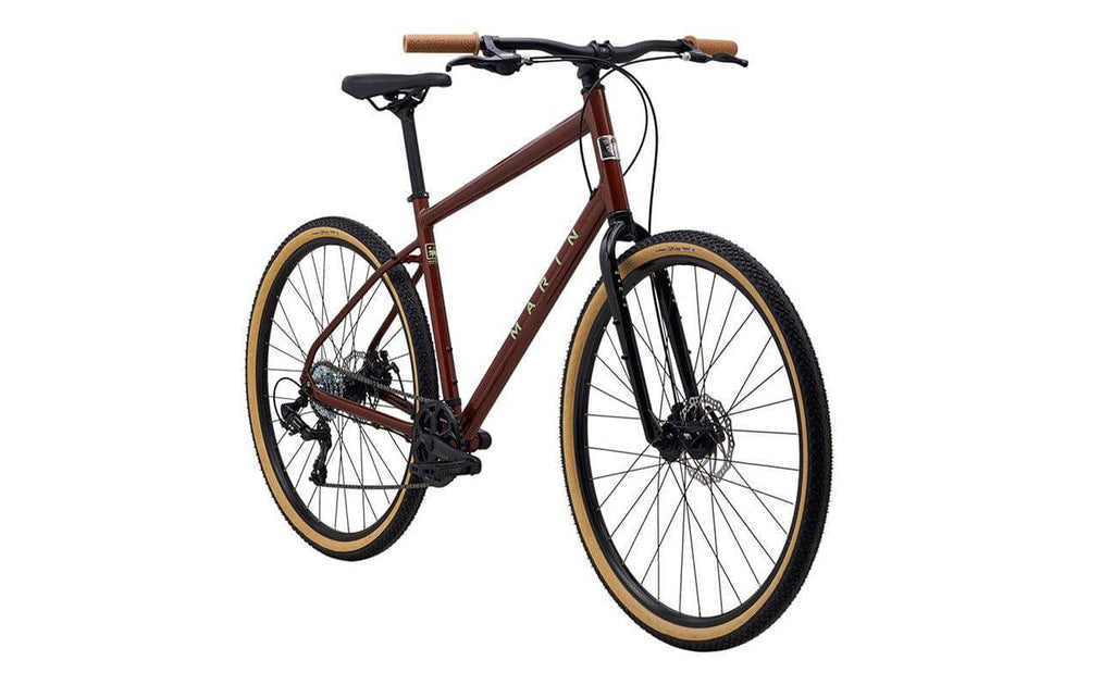 Marin Bikes Kentfield 1 Hybrid Bike Rigid Fork for Fitness Road Riding Cycling Boutique