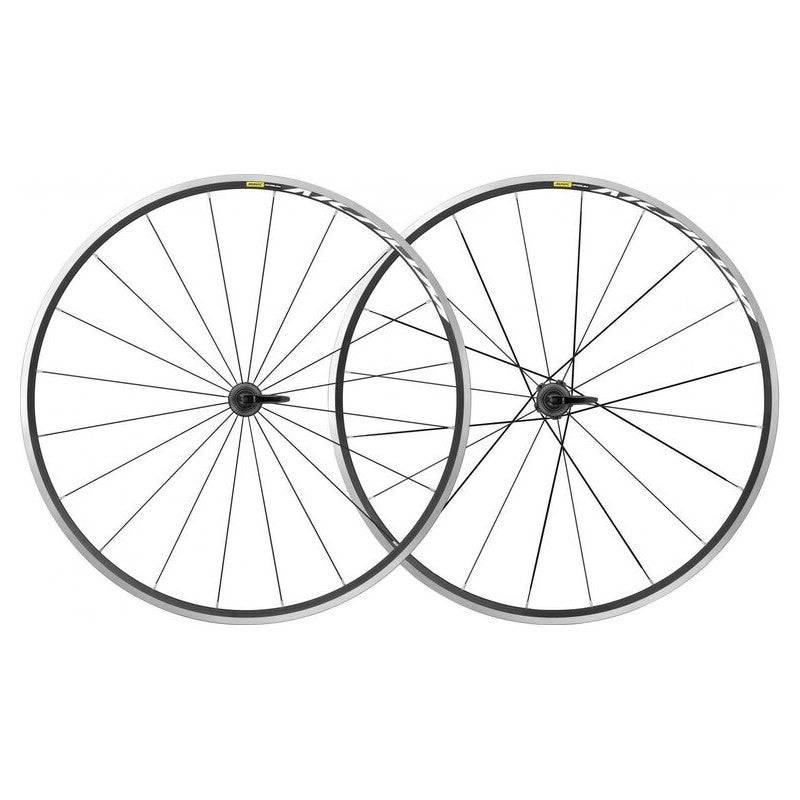 Mavic Alloy Road Wheelset, 700c | Aksium, Non-Disc, Clincher, 6 Bolt-Hub, QR - Cycling Boutique