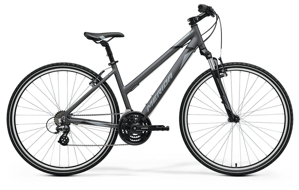 Merida Women s Hybrid Bike Crossway 10 V for Comfort and All Round Functionality