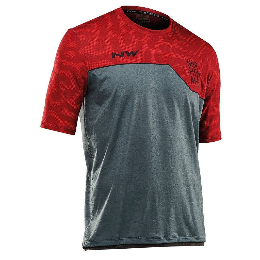 Red sales mtb jersey