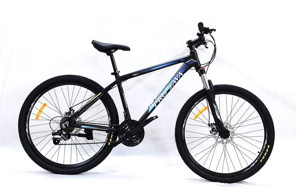 Black and blue online mtb