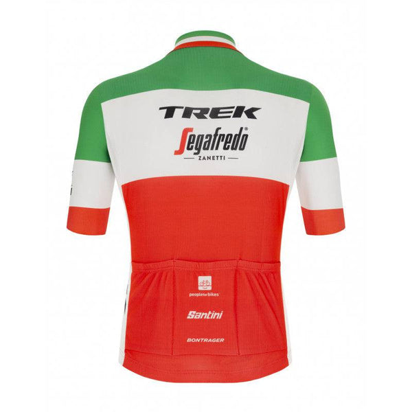 Santini Men's Half Sleeves | Trek-Segafredo Champion Jersey-Print - Cycling Boutique