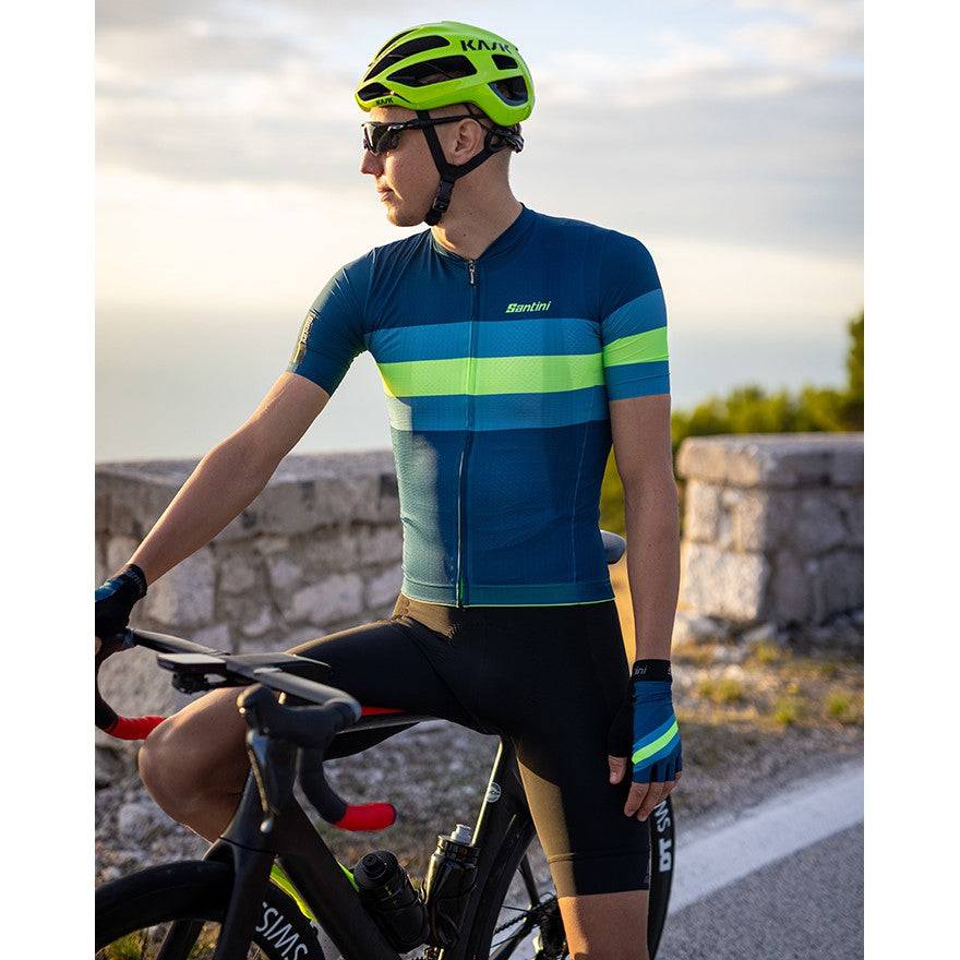 Santini Men s Short Sleeve Eco Sleek Bengal Jersey Cycling Boutique