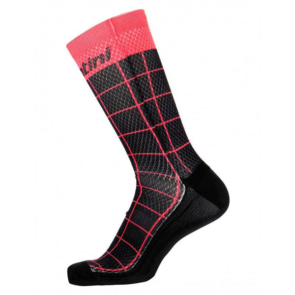 Santini Dinamo Printed Socks-Black - Cycling Boutique