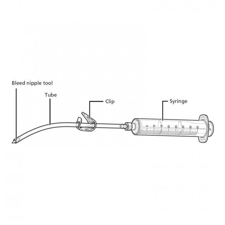 Shimano mtb discount brake bleed kit