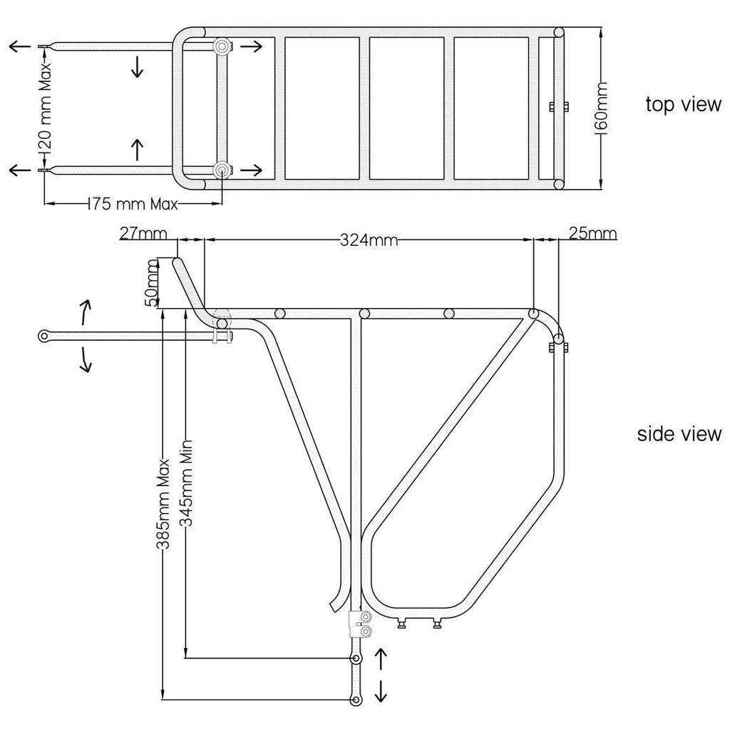 Surly Rear Pannier Rack | The Nice Rack, Chromoly | Cycling Boutique